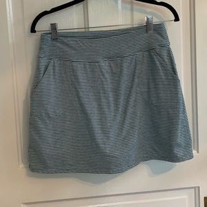 Title 9 Blue striped skort